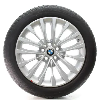 BMW 5er G30 G31 Winterräder W-Speiche 632 Pirelli 245/45R18 100V DOT24 6863418 - Bild 3