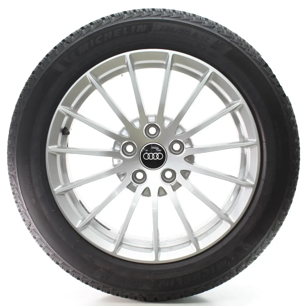 Audi A5 S5 F5 Winterräder 15-Speichen Michelin 225/50R17 98V DOT25 8W0601025AE - Bild 1