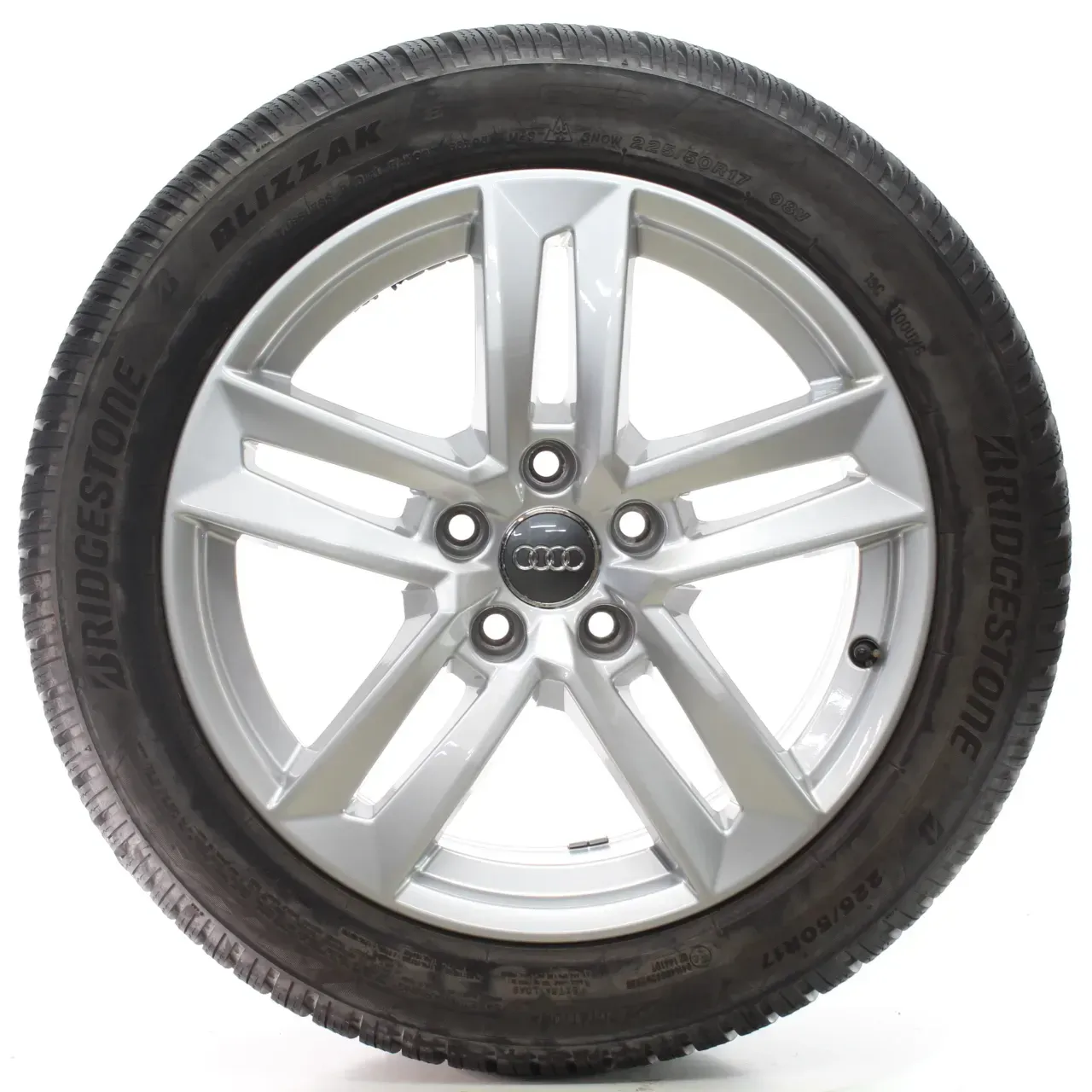 Audi A4 S4 8W Winterräder 5-Parallelspeichen 225/50R17 98H DOT24 8W0601025P - Bild 1