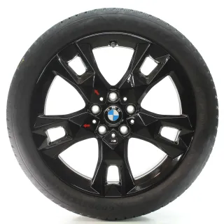 BMW 1er F70 Winterräder M Sternspeiche 968 Goodyear 195/50R18 DOT24 5A45271 - Bild 2