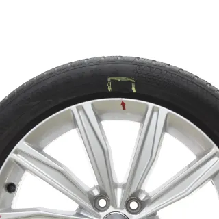 Audi A6 S6 4K Winterräder 10-Speichen-Dynamik Conti 235/50R19 DOT24 4K0601025G - Bild 3
