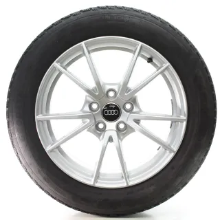 Audi A5 S5 FU Winterräder 5-Doppelspeichen Goodyear 215/55R17 DOT24 8B3601025A - Bild 2