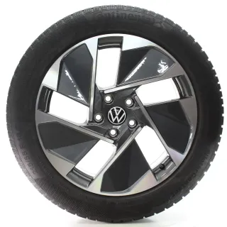 VW ID.3 E11 Winterräder East Derry Grau Glanz Continental 215/55R18 10A601025G - Bild 4