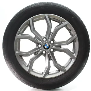 BMW X3 F97 X4 F98 Winterräder Y-Speiche 694 Ferricgrey Bridgestone 245/50R19 - Bild 1