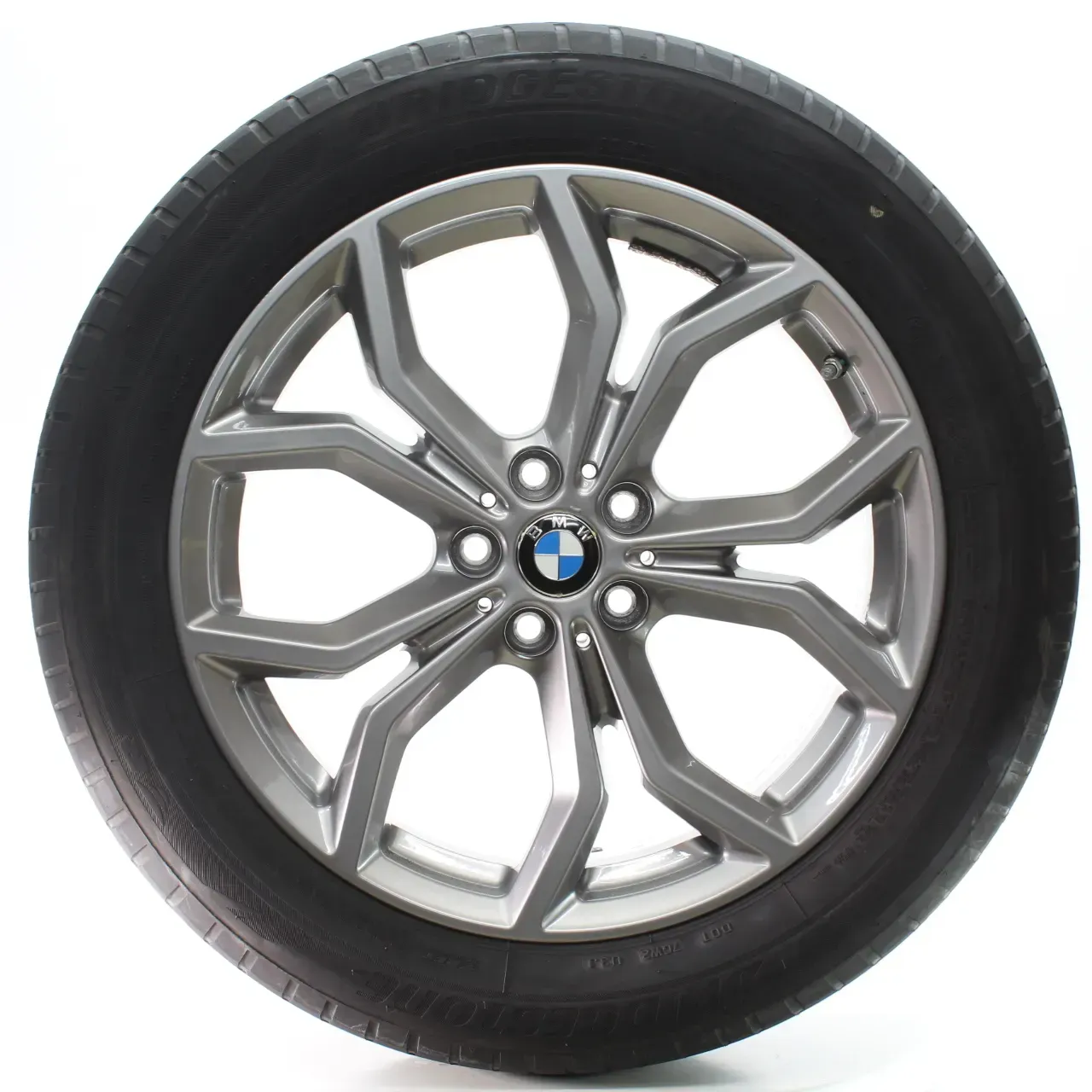 BMW X3 F97 X4 F98 Winterräder Y-Speiche 694 Ferricgrey Bridgestone 245/50R19 - Bild 1