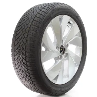 VW Golf VIII CD1 CG5 Winterräder Belmont Bridgestone 205/50R17 DOT23 5H0601025B - Bild 6
