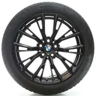 BMW 3er G20 G21 Winterräder Doppelspeiche 796 M Conti 225/45R18 DOT24 6885305 - Bild 3