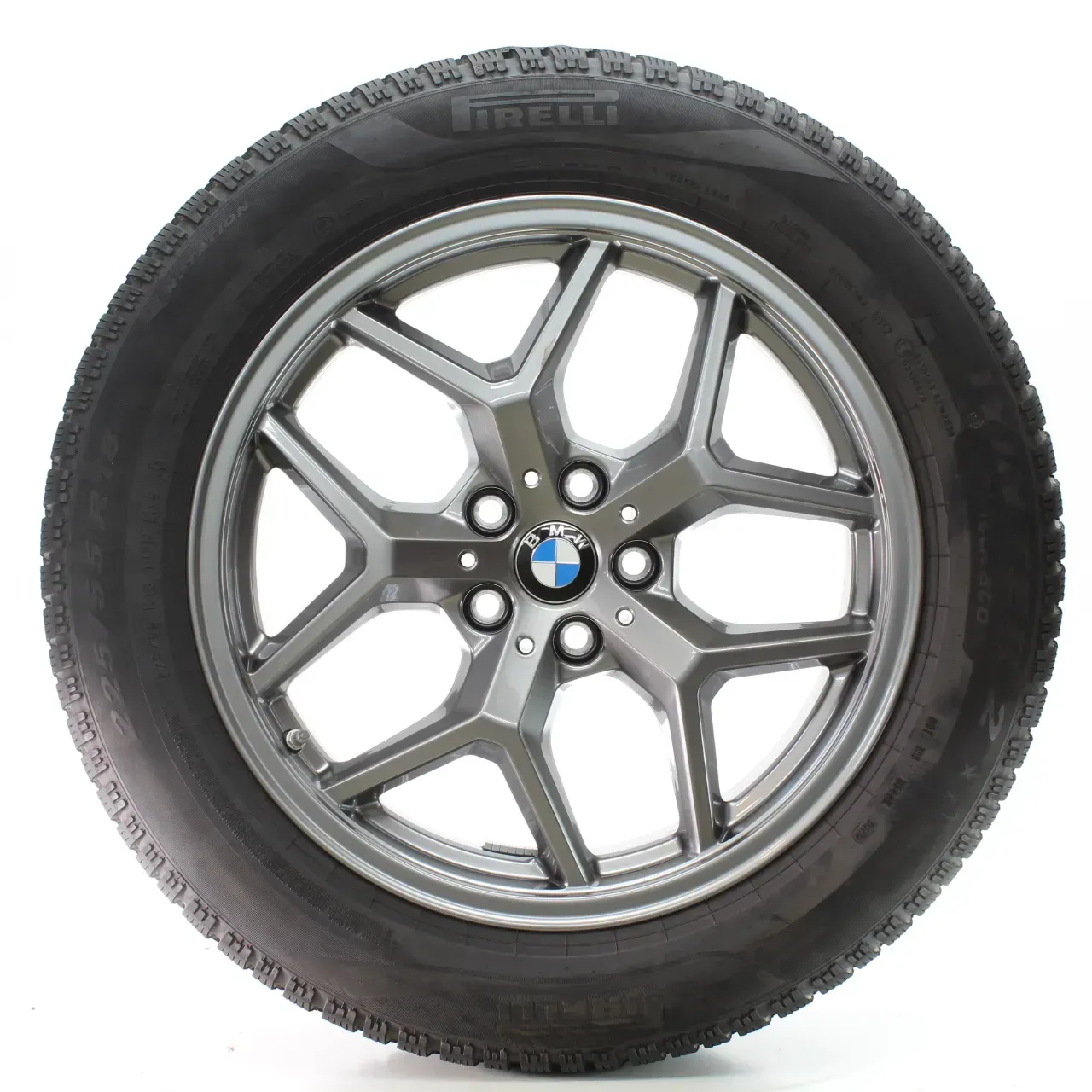 BMW 5er G60 G61 Winterräder Y-Speiche 932 Pirelli 225/55R18 102H DOT25 5A324D5 - Bild 1