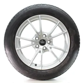 Audi A5 FU B10 Winterräder 5-Doppelspeichen Goodyear 215/55R17 DOT25 8B3601025A - Bild 4
