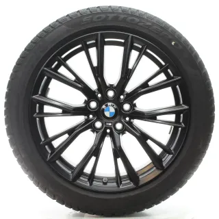BMW 3er G20 G21 Winterräder Doppelspeiche 796 M Pirelli 225/45R18 DOT25 6885305 - Bild 1