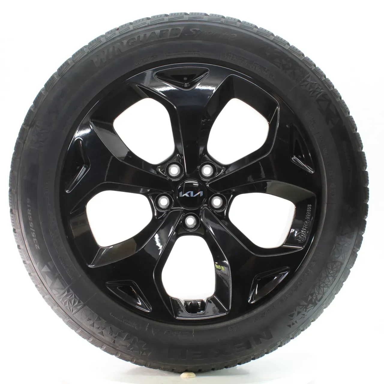 KIA EV5 Winterräder Iksan Schwarz Nexen 235/55R19 105V DOT25 X9400ADE09 - Bild 1