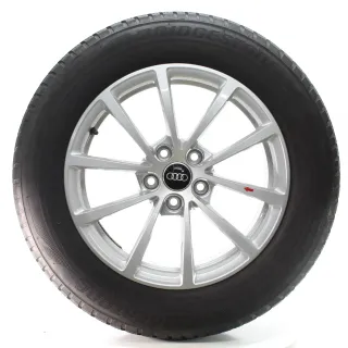 Audi A6 S6 F2 C8 Winterräder 10-Speichen Bridgestone 225/60R17 DOT24 4K0601025 - Bild 3