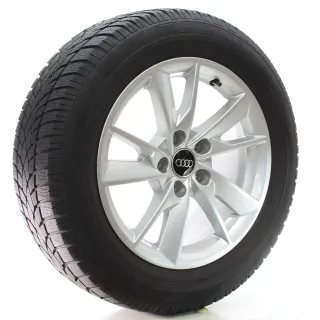 Audi A4 8W Winterräder 5-Arm-Facetten Dunlop 205/60R16 92H 8W0601025B - Bild 6