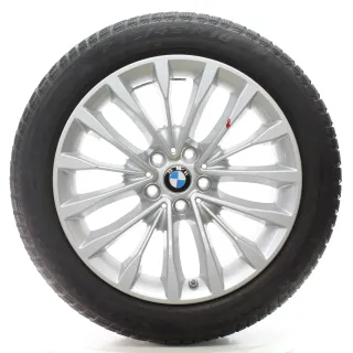 BMW 5er G30 G31 Winterräder W-Speiche 632 Pirelli 245/45R18 100V DOT23 6863418 - Bild 3
