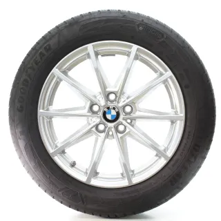 BMW 4er i4 G26 Winterräder V-Speiche 851 Silver Goodyear 225/55R17 101H 6896762 - Bild 3