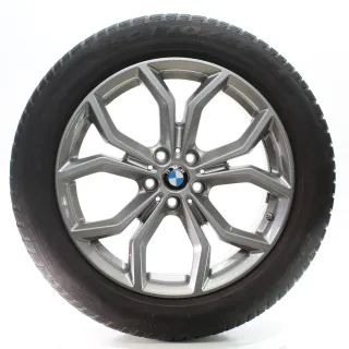 BMW X3 F97 X4 F98 Winterräder Y-Speiche 694 Ferricgrey Pirelli 245/50R19 6877328 - Bild 2