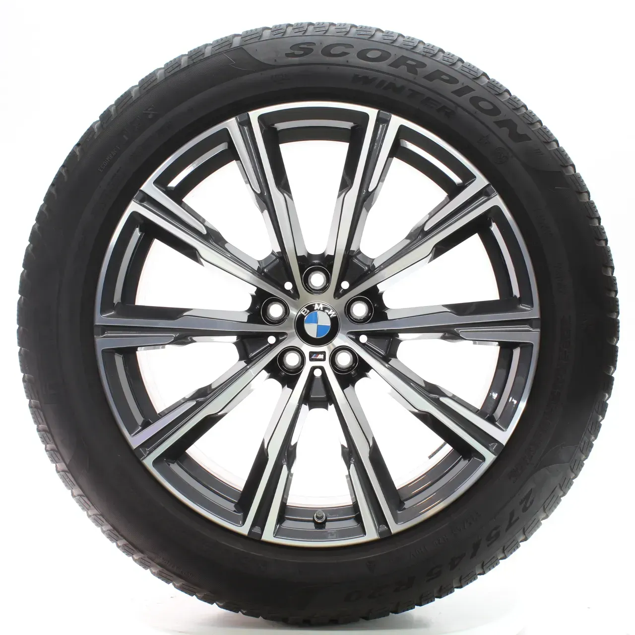BMW X5 G05 X6 G06 Winterräder Sternspeiche 740 M Pirelli 275/45R20 DOT24 8071996 - Bild 1
