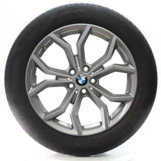 BMW X3 F97 X4 F98 Sommerräder Y-Speiche 694 Bridgestone 245/50R19 105W 6877328 - Bild 3