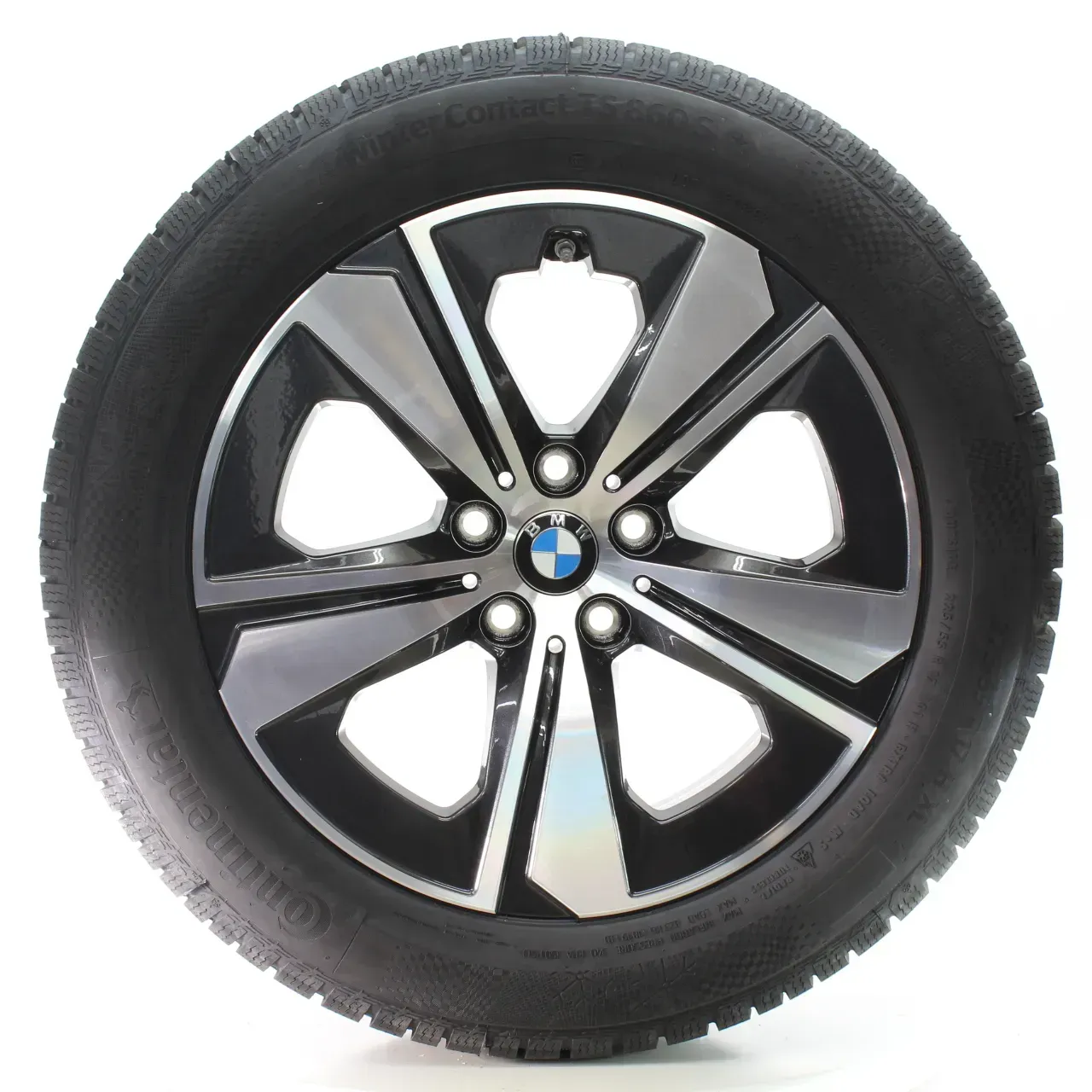BMW 4er i4 G26 Winterräder Aerodynamikrad 852 Conti 225/55R17 101H DOT25 6896764 - Bild 1