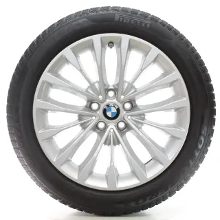 BMW 5er G30 G31 Winterräder W-Speiche 632 Pirelli 245/45R18 100V DOT23 6863418 - Bild 4