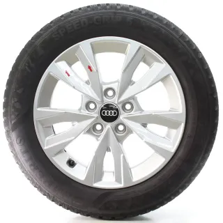 Audi A3 8Y Winterräder 5 V-Speichen Design Semperit 205/55R16 DOT25 8Y0071496 - Bild 1