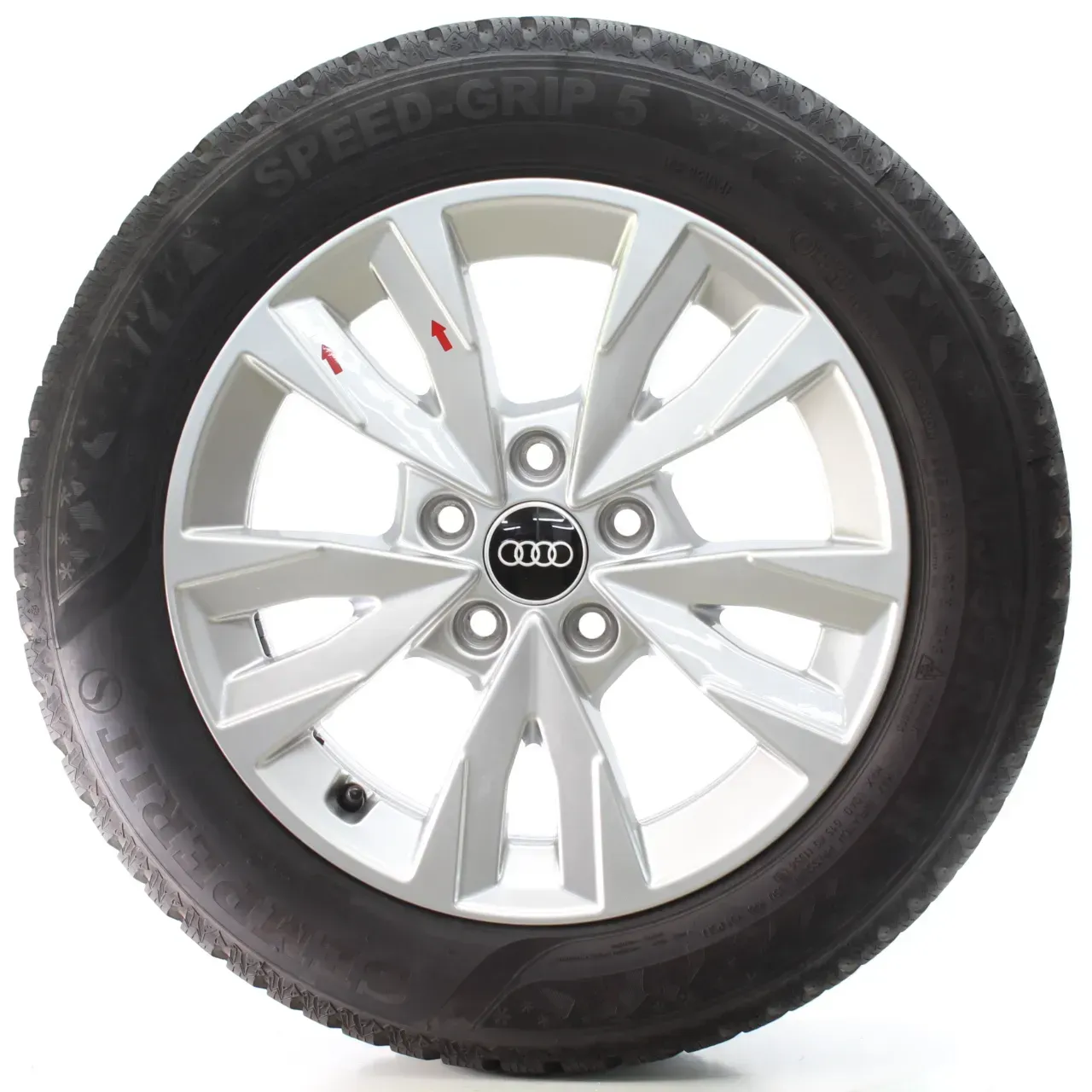 Audi A3 8Y Winterräder 5 V-Speichen Design Semperit 205/55R16 DOT25 8Y0071496 - Bild 1