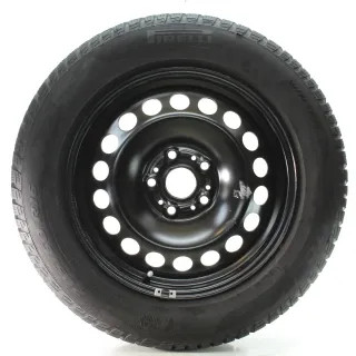VW Touran 5T1 Winterräder Stahl Pirelli 205/60R16 96H DOT25 5QA601027C/E - Bild 4