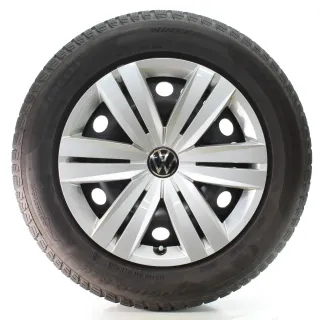 VW Touran 5T1 Winterräder Stahl Pirelli 205/60R16 96H DOT25 5QA601027C - Bild 3
