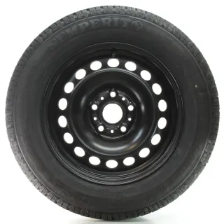 VW Golf 7 5G Seat Leon Winterräder Stahl Semperit 195/65R15 91T 5Q0601027BA/AT - Bild 4