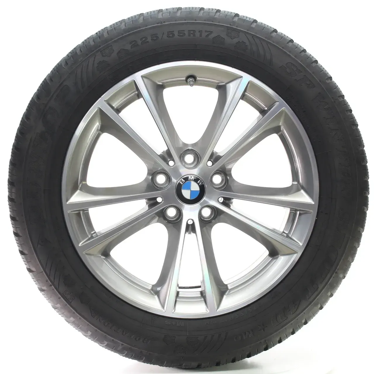 BMW 5er G30 G31 Winterräder V-Speiche 631 Dunlop 225/55R17 97H DOT24 6863417 - Bild 1