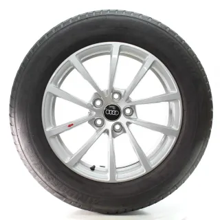 Audi A6 4K C8 Winterräder 10 Speichen Bridgestone 225/60R17 DOT24 4K0601025 - Bild 4