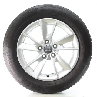 Audi A4 8W Winterräder 5-Arm-Facetten Conti 205/60R16 92H DOT24 8W0601025B - Bild 2