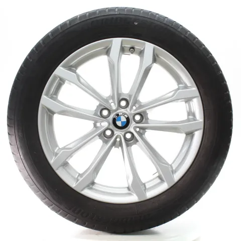 Background image for BMW X3 F97 X4 F98 Winterräder V-Speiche 691 Bridgestone 245/50R19 DOT23 36877325