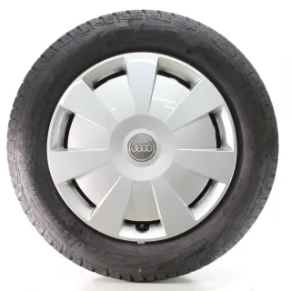 Audi A3 Cabrio Limo 8V Winterräder Stahl Goodyear 205/55R16 DOT24 8V0601027A - Bild 2