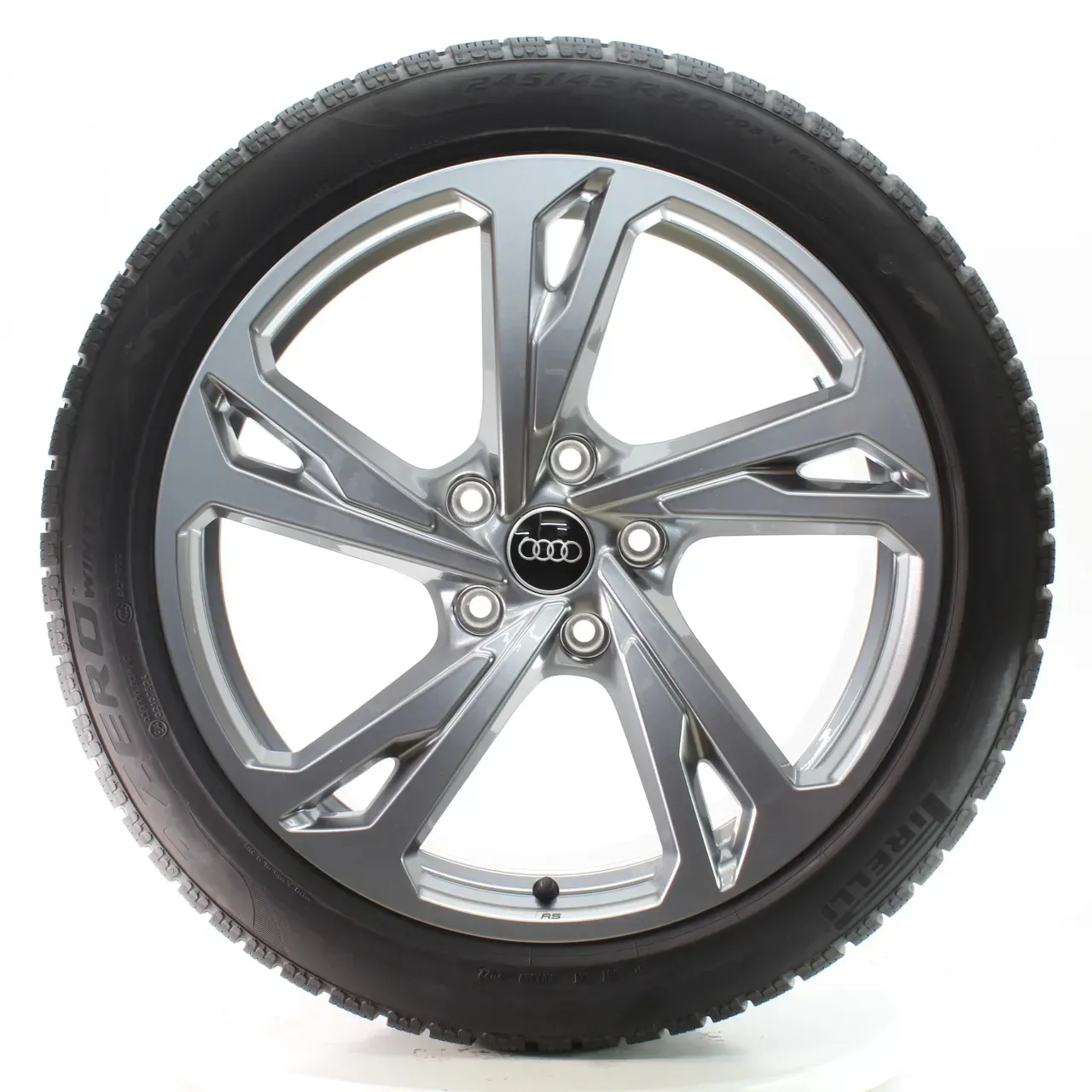 Audi E-Tron GT RS Winterrad 5-Doppelspeiche-Offset 245/45R20 DOT22 4J3601025AN - Bild 1