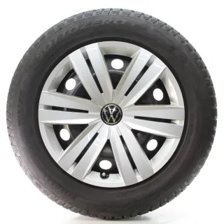 VW Touran 5T1 Winterräder Stahl Pirelli 205/60R16 96H DOT24 5QA601027C/D - Bild 2