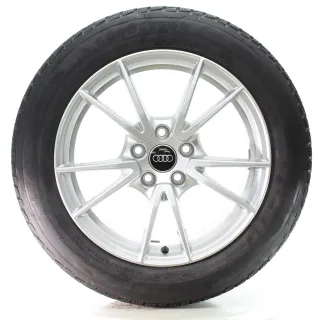 Audi A5 FU B10 Winterräder 5-Doppelspeichen Goodyear 215/55R17 DOT24 8B3601025A - Bild 4