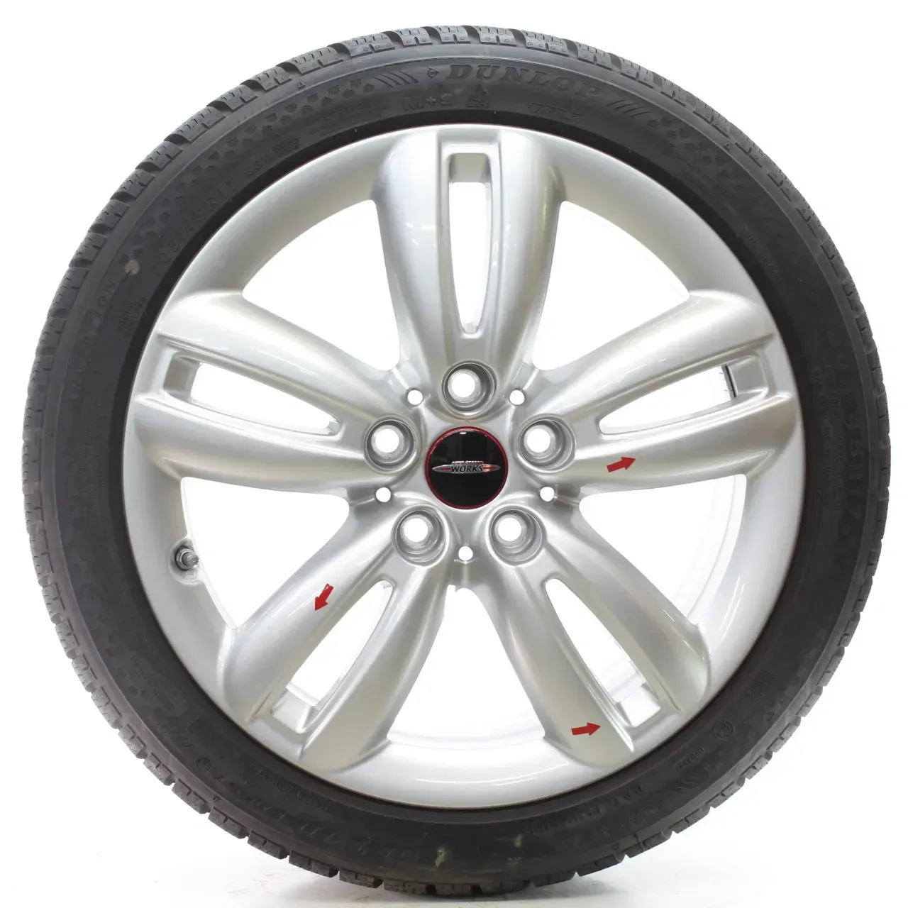 MINI Cooper F55 F56 F57 Winterräder JCW Track Spoke 501 Dunlop 205/45R17 6855107 - Bild 1