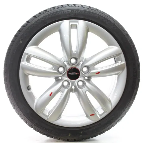 Background image for MINI Cooper F55 F56 F57 Winterräder JCW Track Spoke 501 Dunlop 205/45R17 6855107