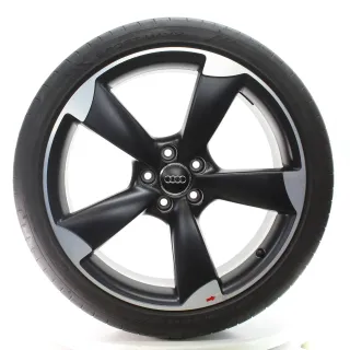 Audi Q3 8UB Sommerräder Rotor Schwarz Matt Dunlop 255/35R20 DOT23 8U0601025L - Bild 2