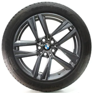 BMW 4er GC i4 G26 Winterräder Doppelspeiche 853 Goodyear 245/45R18 DOT24 6898768 - Bild 4