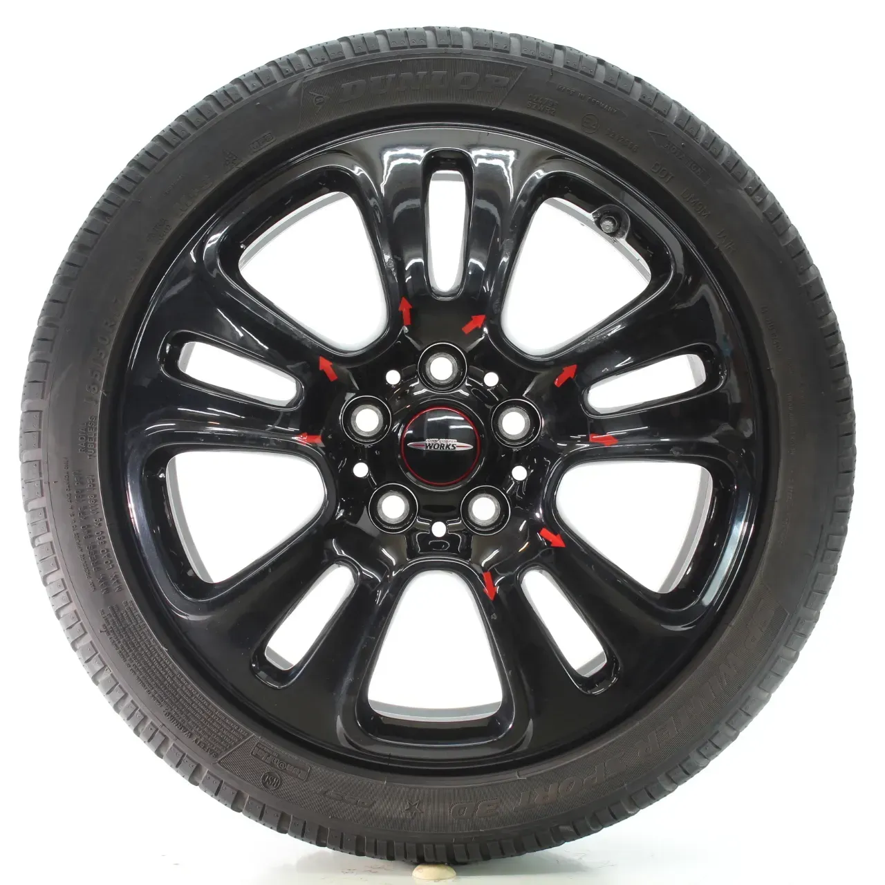 MINI Cooper F55 F56 F57 Winterräder JCW Double Spoke 510 185/50R17 86H 6855119 - Bild 1