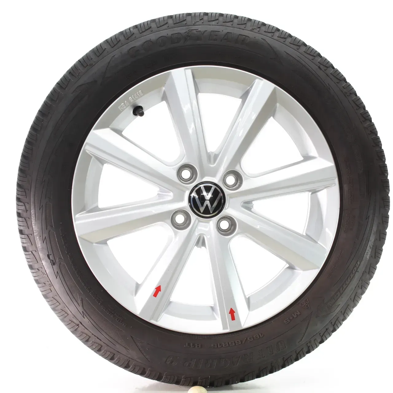VW UP! 121 Winterräder Merano Goodyear UltraGrip 9 165/65R15 81T 1S0601025BP - Bild 1