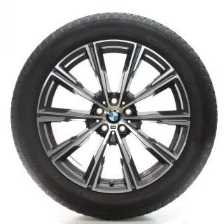 BMW X5 G05 X6 G06 Winterräder Sternspeiche 740 M 275/45R20 110V DOT25 8071996 - Bild 1