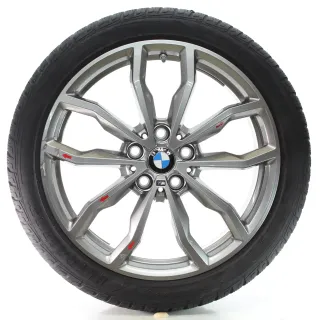 BMW 1er F40 2er F44 Winterräder Y-Speiche 711 M Goodyear205/45R18 DOT23 6877550 - Bild 3