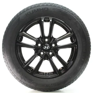 Hyundai Tucson TL iX35 EL Winterräder Schwarz Kumho 215/60R17 DOT25 KBA53968 - Bild 4