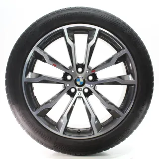 BMW X3 G01 X4 G02 Winterräder M 699 Continental 245/45-275/40R20 DOT24 8010268 - Bild 2