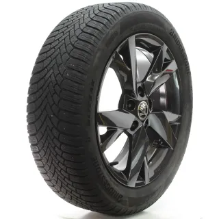 Skoda Octavia IV NX Winterräder Lyra Schwarz 205/55R17 95V DOT25 5E3601025AE - Bild 6