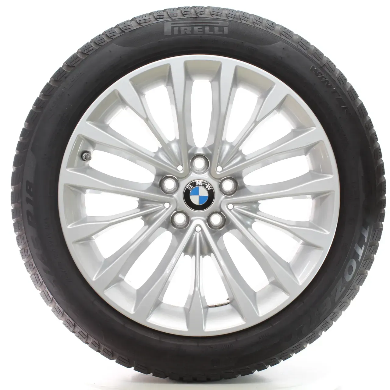 BMW 5er G30 G31 Winterräder W-Speiche 632 Pirelli 245/45R18 100V DOT23 6863418 - Bild 1
