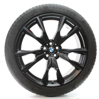BMW X7 G07 Winterräder M V-Speiche 755 Pirelli 275/40-315/35R22 DOT24 8074221 - Bild 3